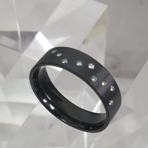 Zirconium Engagement Ring from Artfull Expression. Jewellery Quarter, Birmingham, UK