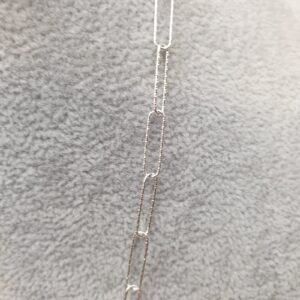 Silver paperclip chain at Artfull Expression