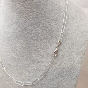 Silver paperclip chain at Artfull Expression