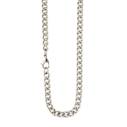 Gents Titanium Chain Necklace. Delivered UK & Worldwide.